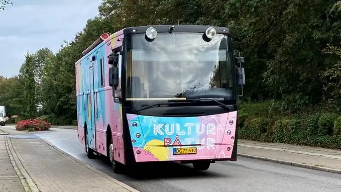 KulturRummets kulturbus på Tingstrupvej